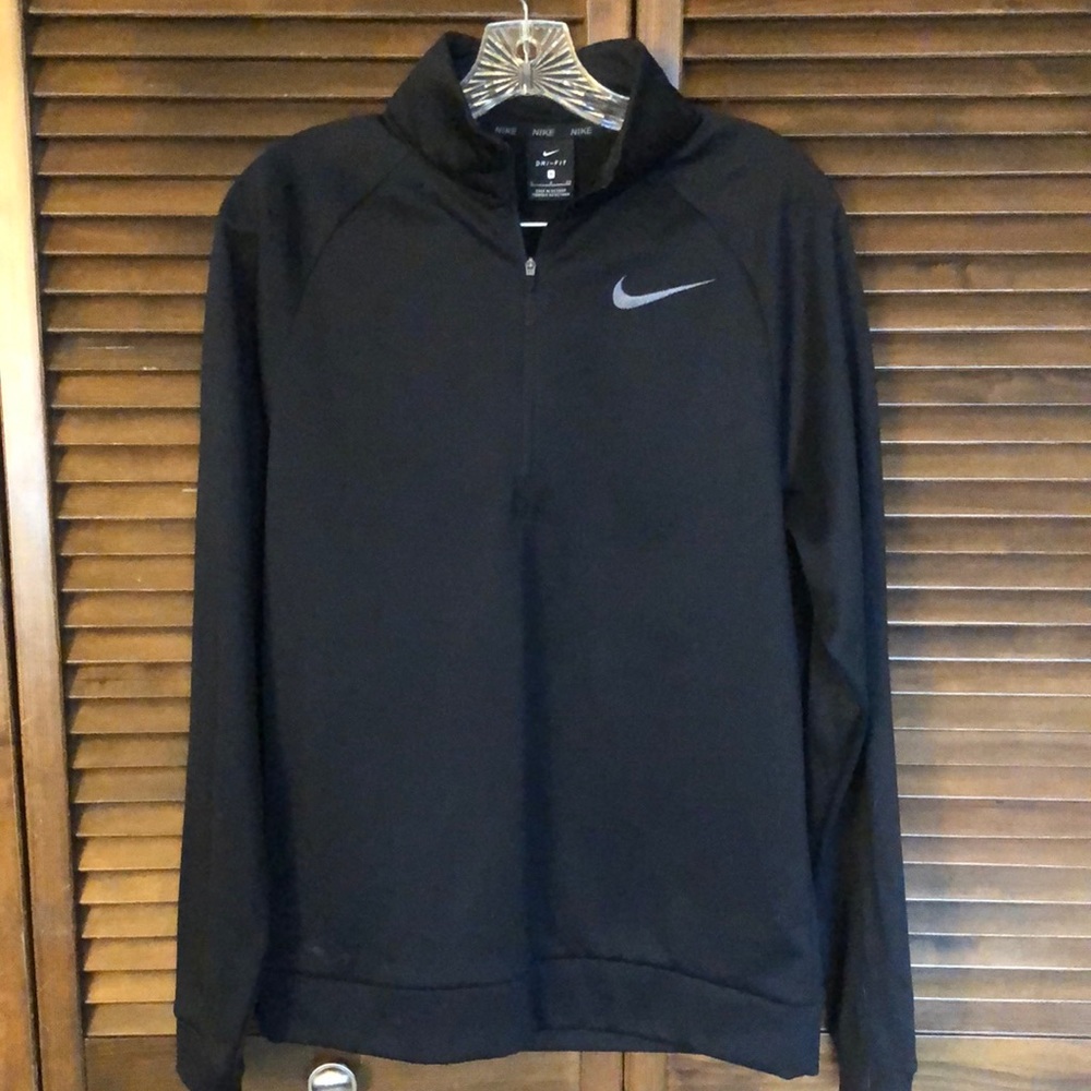 Nike DRI-FIT Golf Pullover - Small - Black